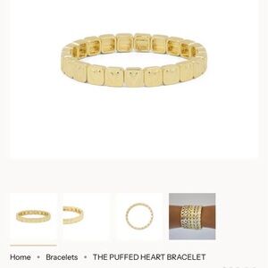 Chic Gold Heart Bracelet